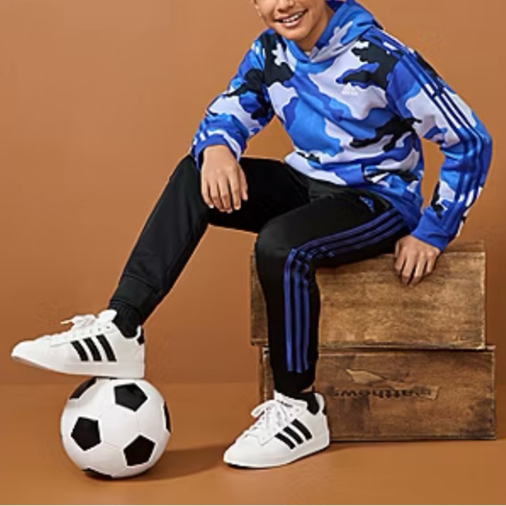 Adidas Big Boys Cuffed Jogger Pant